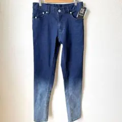 【新品】MICHEL KLEIN グラデーション デニム ネイビー44のサムネイル