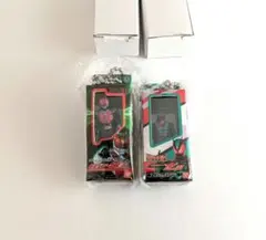 ２体　仮面ライダー　チョコスナック　ソフビパッケージチャーム