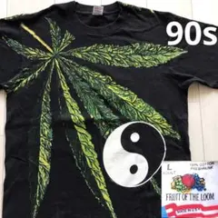 フェード90s vintage スカル陰陽リーフ Tシャツ wildoats フェード90s vintage スカル陰陽リーフ Tシャツ wildoats - メルカリ