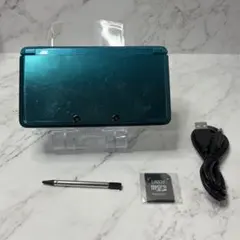 【新品バッテリー・付属品付き】ニンテンドー 3DS 本体 良品 クリア ブルー