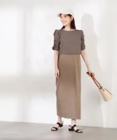 新品エヌナチュラルビューティーベーシック　ワンピース　ブラウス　セット