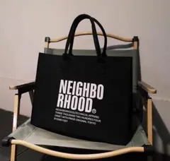 【新品】NEIGHBORHOOD トートバッグ ブラックのサムネイル