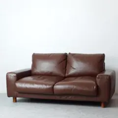 無印良品　ブラウン本革ソファ　2.5人　引き取り可です 楽天市場】SALE muji/無印良品 レザーソファ ブラウン 牛革 本革 2.5