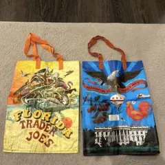 TRADER JOE’S トレーダージョーズ トレジョ エコバッグ2点 米国購入