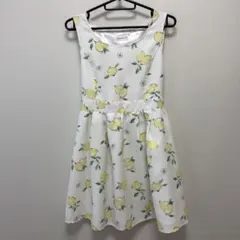 ロディスポット レモン柄ノースリーブワンピース