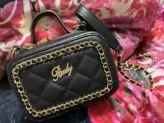 Radyチェーンマルチショルダーポーチ ブラック Radyスマホショルダー