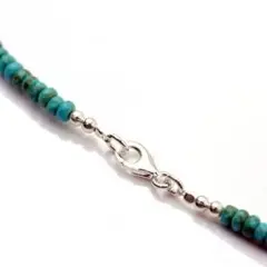 ターコイズ トリプルフェザー ブルービーズ メンズ