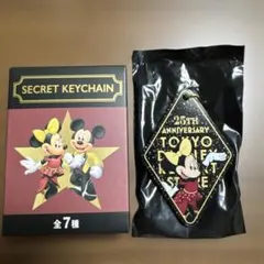 【新品未使用】ディズニーストアイクスピアリ店25周年 ミニーマウス キーホルダー
