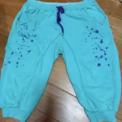 BlueMoonBlue ハーフパンツ スウェット クロップドパンツ シンプルのサムネイル