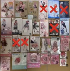 ホロライブ　さくらみこ　アクリルスタンド　まとめ売り