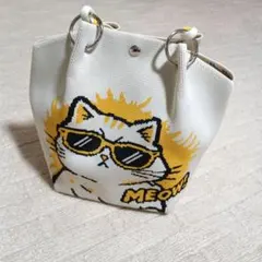 D.KELLY ニットパラコードバッグ 猫柄