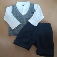 セレモニースーツ チェック柄 80cm