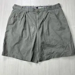 ラルフローレンポロチノハーフパンツツータックカーキW38
