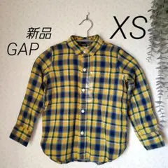 ギャップ　キッズ　シャツ　長袖　110　XS　GAP　新品