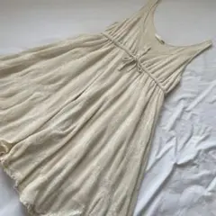《gelato pique 》アイボリー メッシュルームウェア