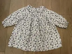 プチバトー　PETIT BATEAU　花柄ワンピース　6m67cm