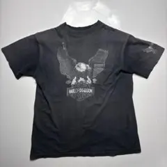 80s】1989年 デイトナ バイクウィーク Tシャツ L スカル イーグル