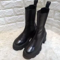 EMODA エモダ サイドゴアブーツ タンクソール ショートブーツ 24.5cm