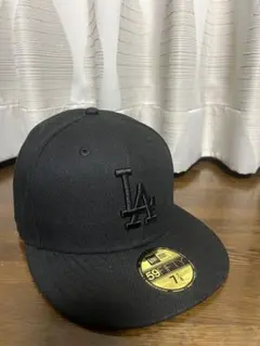 NEW ERA 59FIFTY ドジャース キャップ ブラック7 7/8のサムネイル