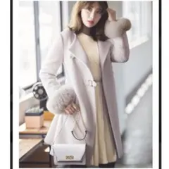 rirandture リランドチュール ダブルバックルAラインコート