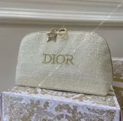 ディオール 2024 ホリデー限定 ポーチ ゴールド