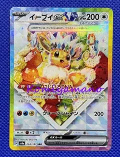 テラスタルフェスex イーブイ SAR SV8a 224/187 ポケモン