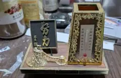 金色装飾 温度計付き位牌