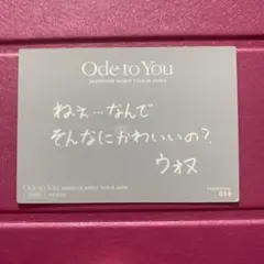 SEVENTEEN ウォヌ　トレカ　014