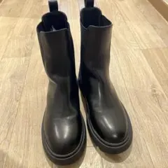 Aunt Marie's アントマリーズ サイドゴアブーツ ブラック 24cm