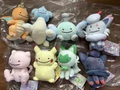ポケモン ぬいぐるみ 9体セット (へんしんメタモン8体+助手ピカチュウ1