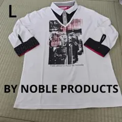 BY NOBLE PRODUCTS ポロシャツ　 Ｌサイズ