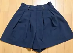 ハニーズ ネイビー タック入り ショートパンツ