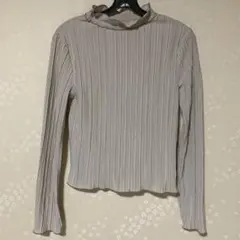 m*♡様 フリルネックカットソー長袖　うすベージュ