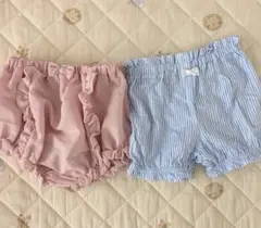 【値下げ】新品未使用　かぼちゃパンツ　ベビー服　70〜80