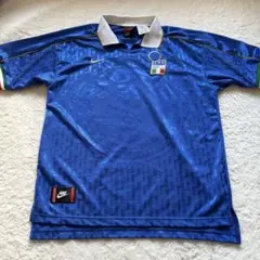 90sビンテージNike サッカーイタリア代表ユニフォーム ブルーMサイズ