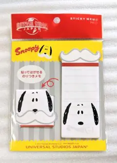 USJ　ユニバーサル　スヌーピー　サンタ　クリスマス　メモ帳　付箋