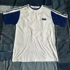 00s オールドヴィンテージadidasラグランTシャツ万国旗タグ