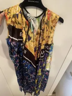BALENCIAGA 花柄ノースリーブワンピースのサムネイル