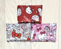 新品　キティちゃん　サンリオ　折りたたみ　大容量エコバッグ　3個セット
