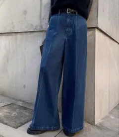 24AW 【RM denim】ワイドスラックスデニム