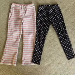 キッズレギンス2点セット ストライプ・十字架