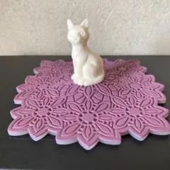 Francfranc　シリコンカップカバー　ネコ