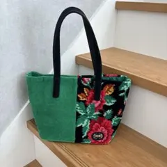【FEILER】フェイラー ファブリックバスケット / バッグインバッグ 花柄 FEILER】フェイラー ファブリックバスケット / バッグインバッグ 花柄