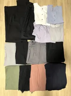 14点まとめ売り レディースXL LL パンツ、スカート、ワンピース、ブラウス等