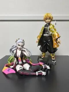 鬼滅の刃 我妻善逸／堕姫 フィギュア　グランディスタ／グリッター＆グラマラス
