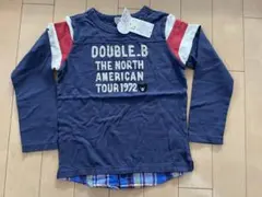 新品　未使用　ミキハウス  ダブルB  長袖Tシャツ　130