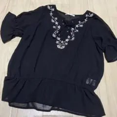 断捨離セール⭐︎同梱がお得！ 黒 シャツ ブラウス