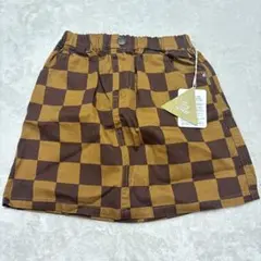 新品未使用　マイリトルワンダー　チェックミニスカート　120 女の子　夏