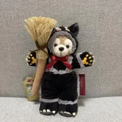 限定　ダッフィー　ぬいぐるみバッジ　アンコールコレクション　黒猫　ハロウィン