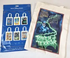 東京ディズニーリゾート ポスター　タワーオブテラー トートバッグ